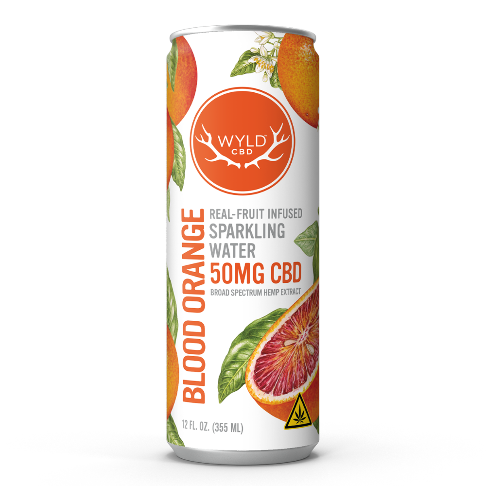 50mg Blood Orange CBD Sparkling Water