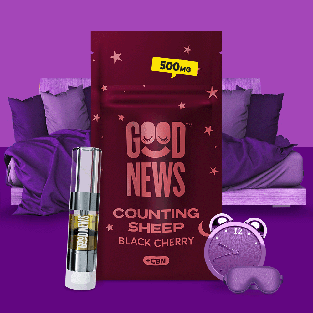 Shop COUNTING SHEEP: Black Cherry 1:4 Cartridge | Green Goods