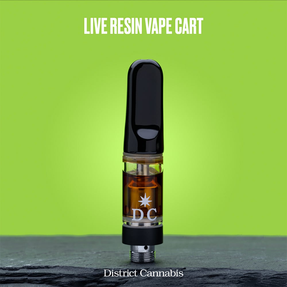 Gelato Cake Live Resin Vape Cart District Cannabis Live Resin Vape