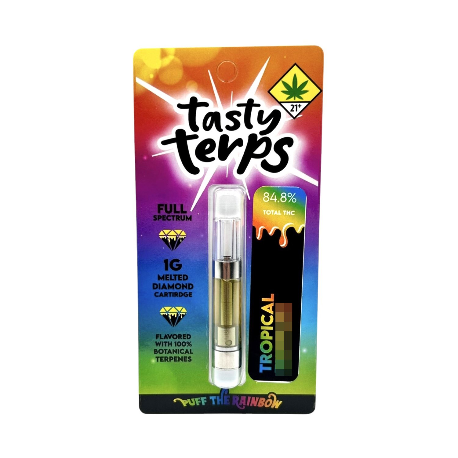 Tropical ZKZ | Tasty Terps | Flavored Melted Diamond Cartridge