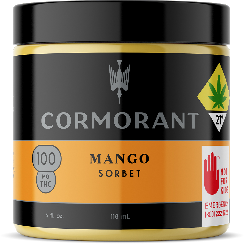 4 oz. Mango Sorbet - 100 mg THC