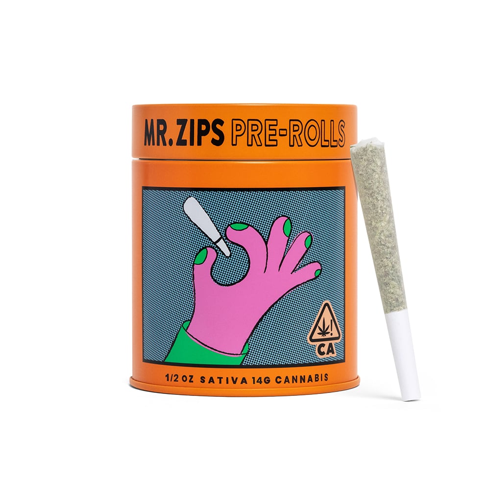 MR. ZIPS - SOUR DIESEL - PREROLL - SATIVA - (28PK) - [14G]