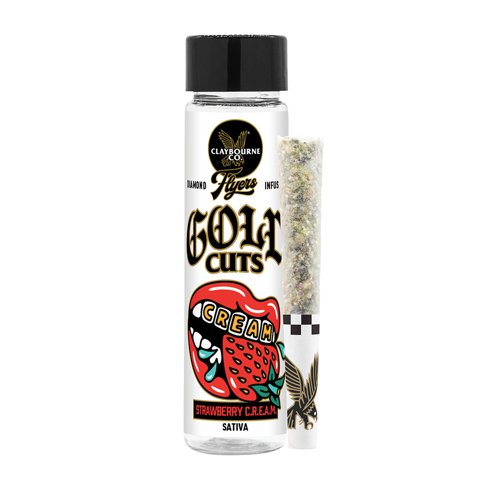 Strawberry C.R.E.A.M (1g) - Diamond Infused Flyers Pre-Rolls