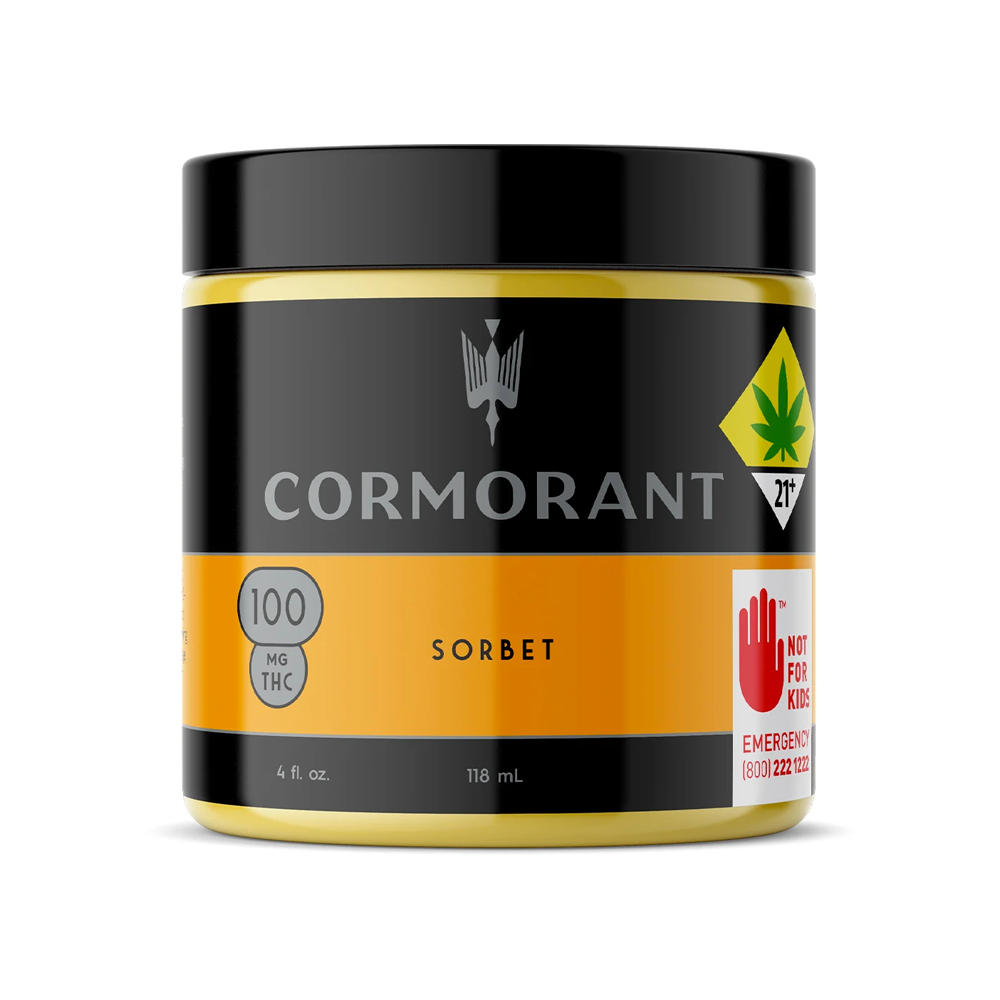 4 oz. Mandarin Sorbet - 100 mg THC