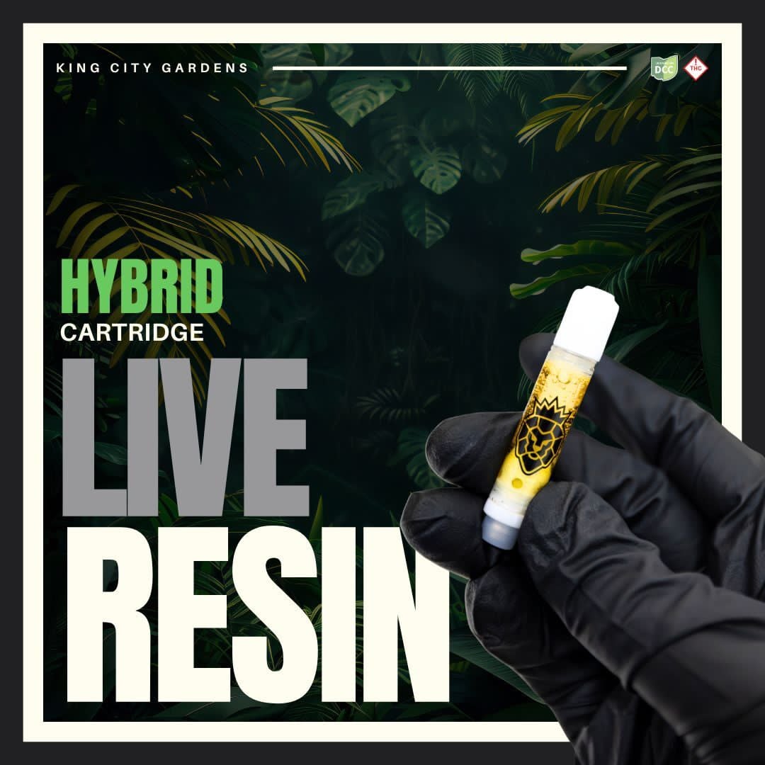 Ballistic - 1g Live Resin Cart - Hybrid | King City Gardens | Bloom