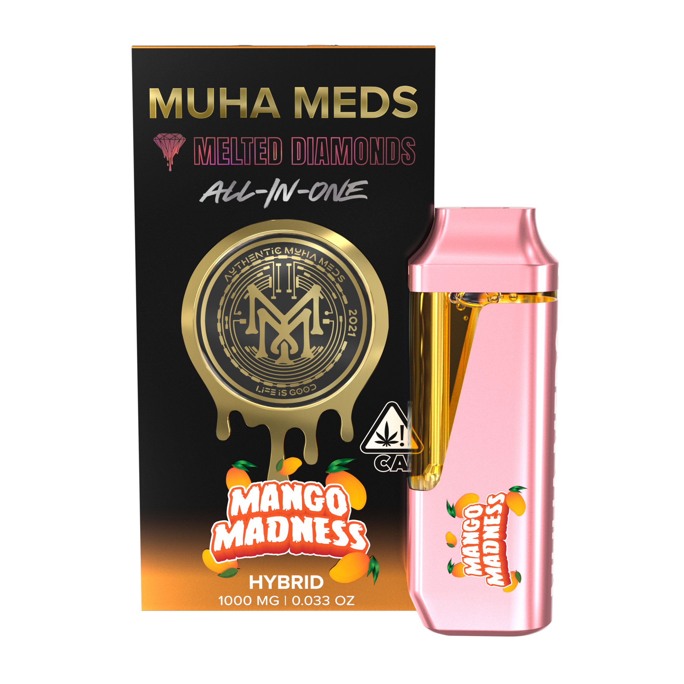 Mango Madness [1000mg] | Muha Meds | Melted Diamonds All-In-One