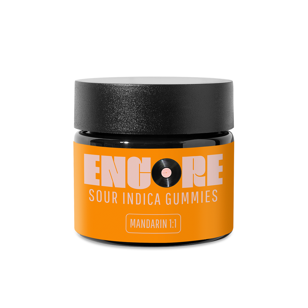 1:1 Sour Mandarin CBD:THC Gummy 100mg CBD/100mg THC 10-pack