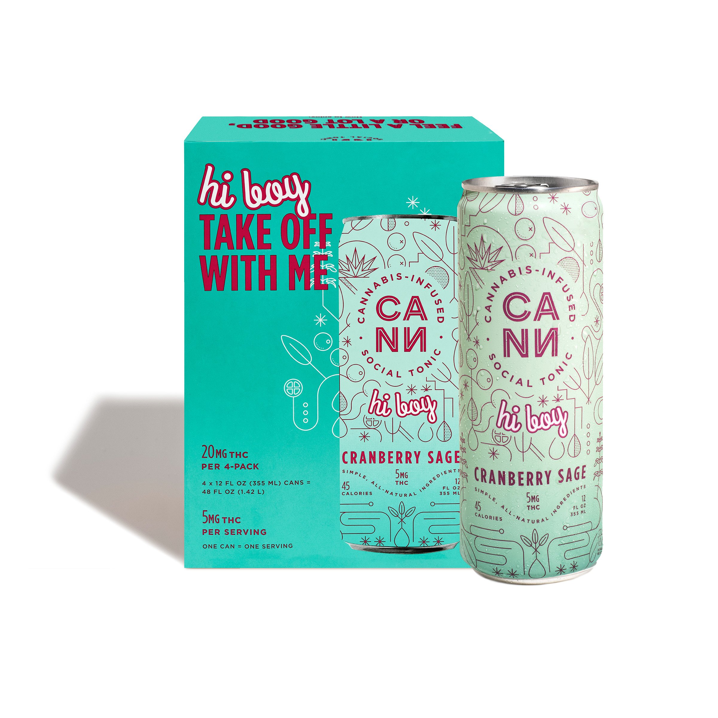 Cranberry Sage Hi Boy [4pk] (5mg THC per Cann)