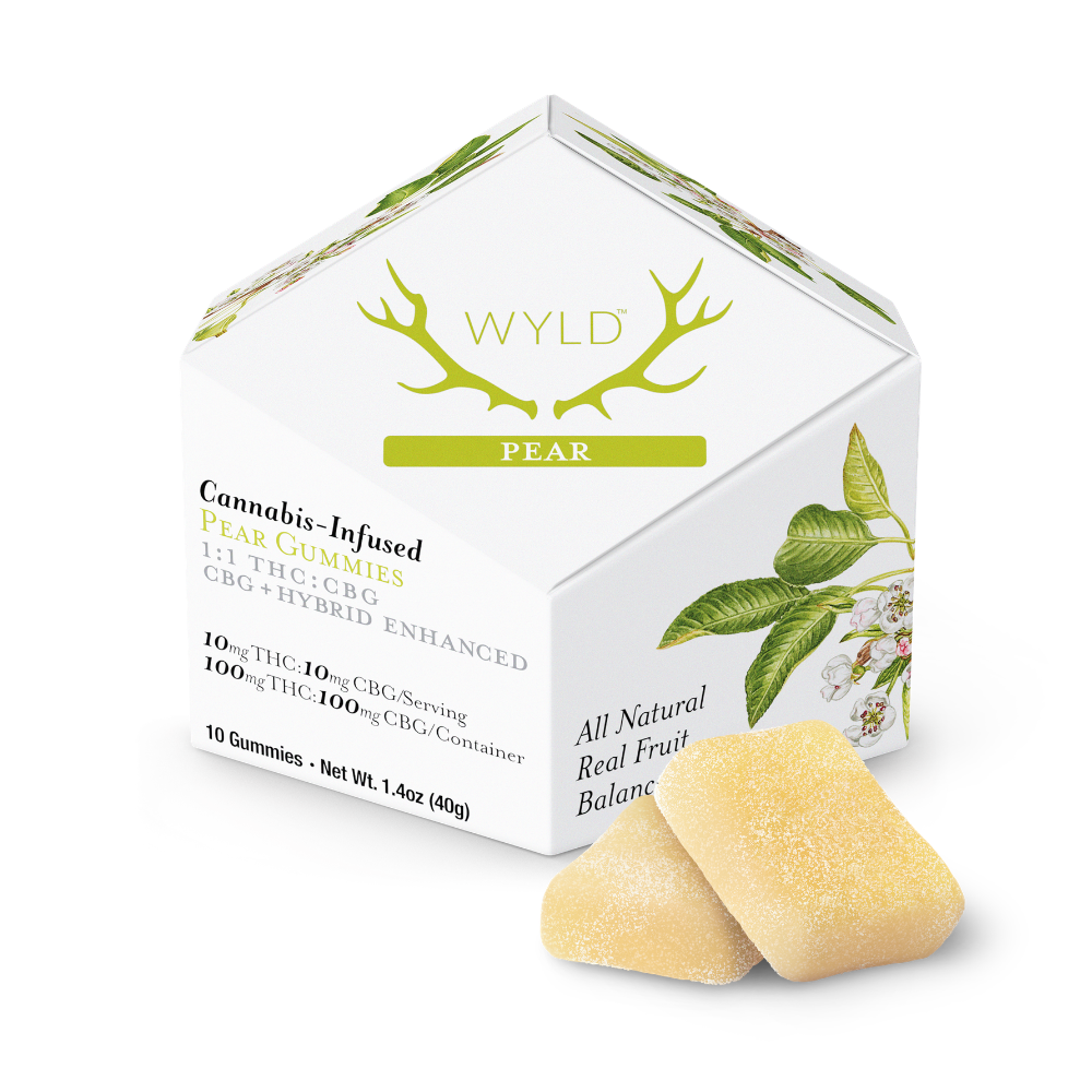 Pear 1:1 CBG + Hybrid Enhanced Gummies | 100mg Pear 1:1 CBG + Hybrid Enhanced Gummies | 100mg