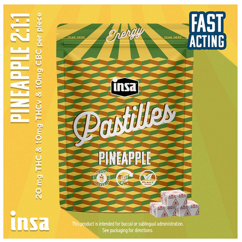 Pineapple (2:1:1) [20pk] (400mg THC/200mg THCv/200mg CBC)