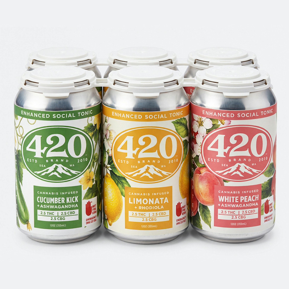 Social Tonic Variety Pack [6pk] (15mg THC/15mg CBD/15mg CBG)