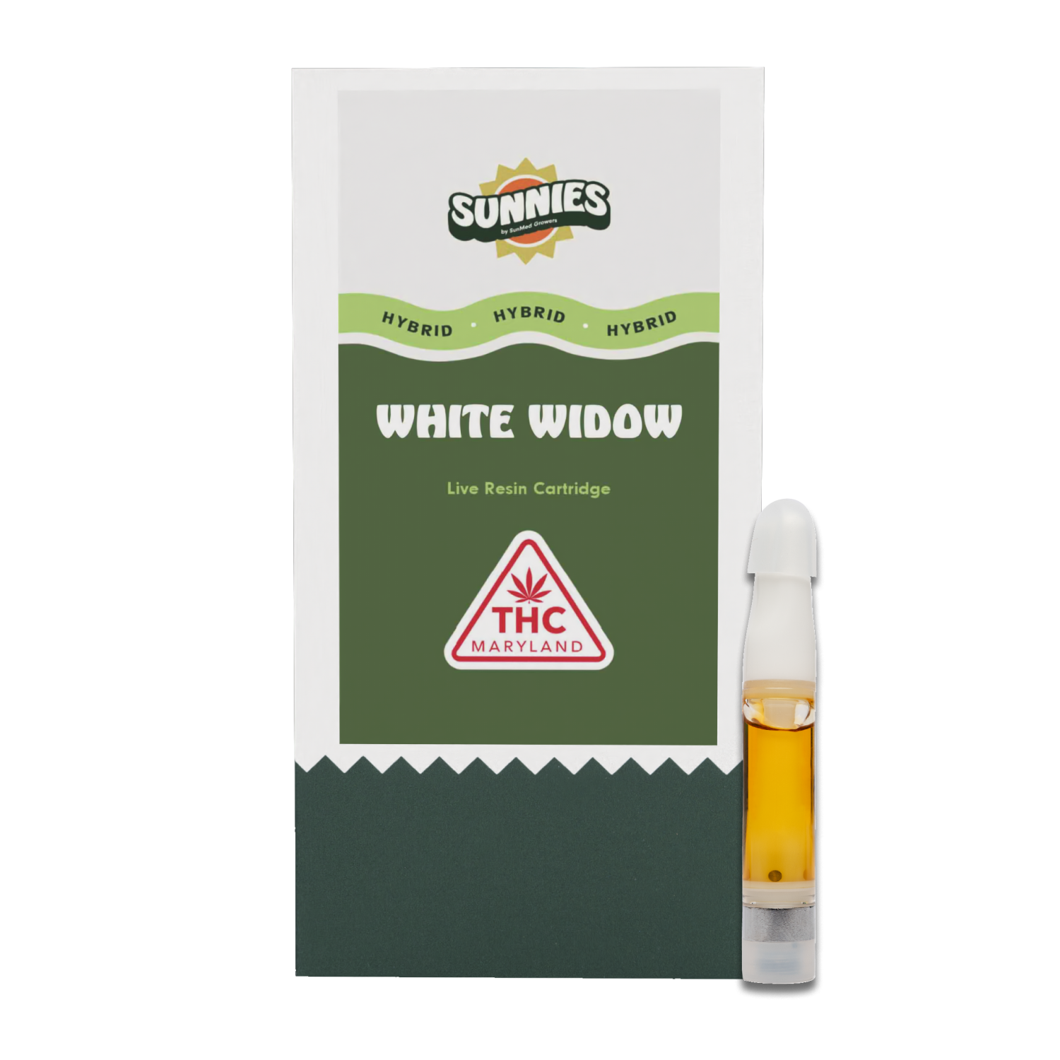 White Widow | Sunnies - Live Resin Cartridge