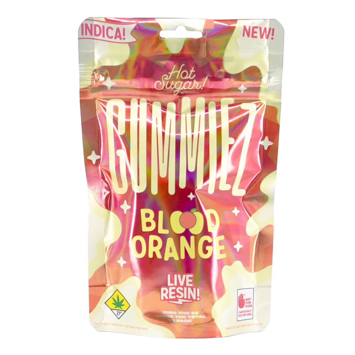 Shop Blood Orange - Indica [10pk] (100mg) | A Greener Today - Gold
