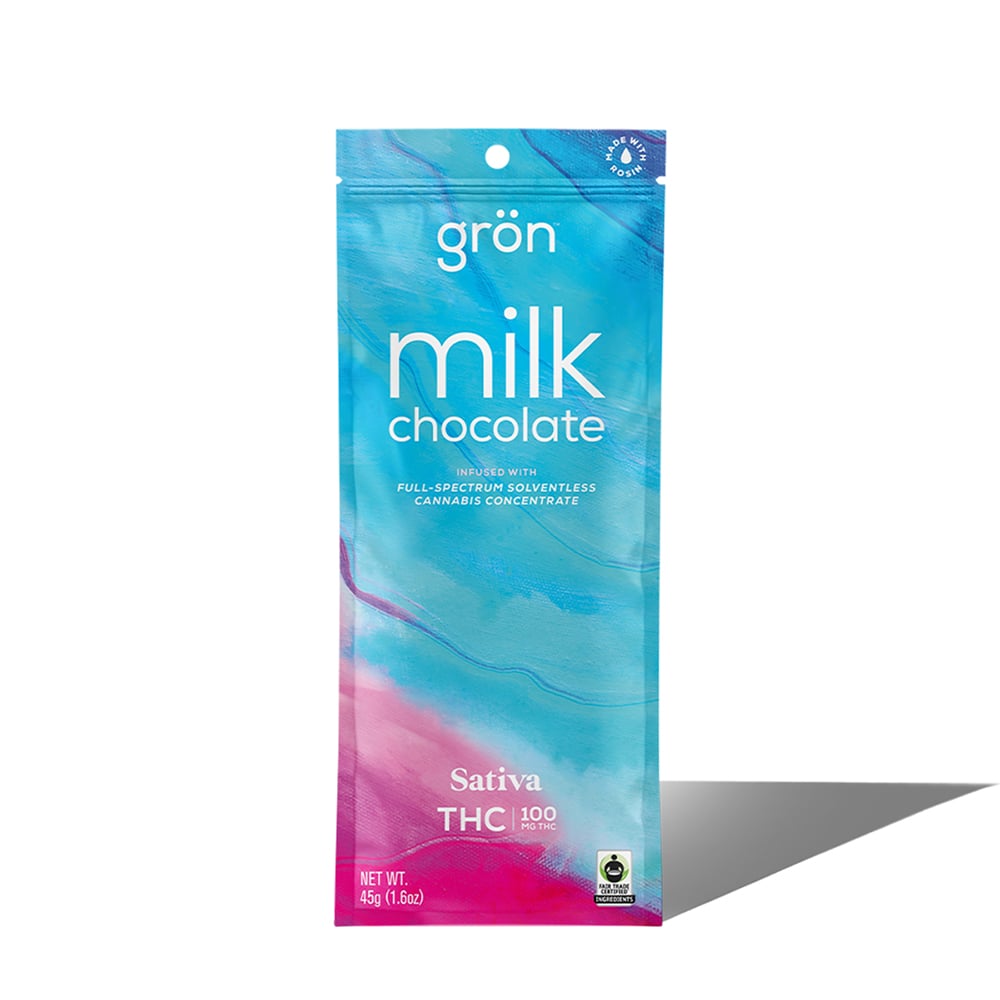 THC Milk Chocolate - Sativa (100mg)