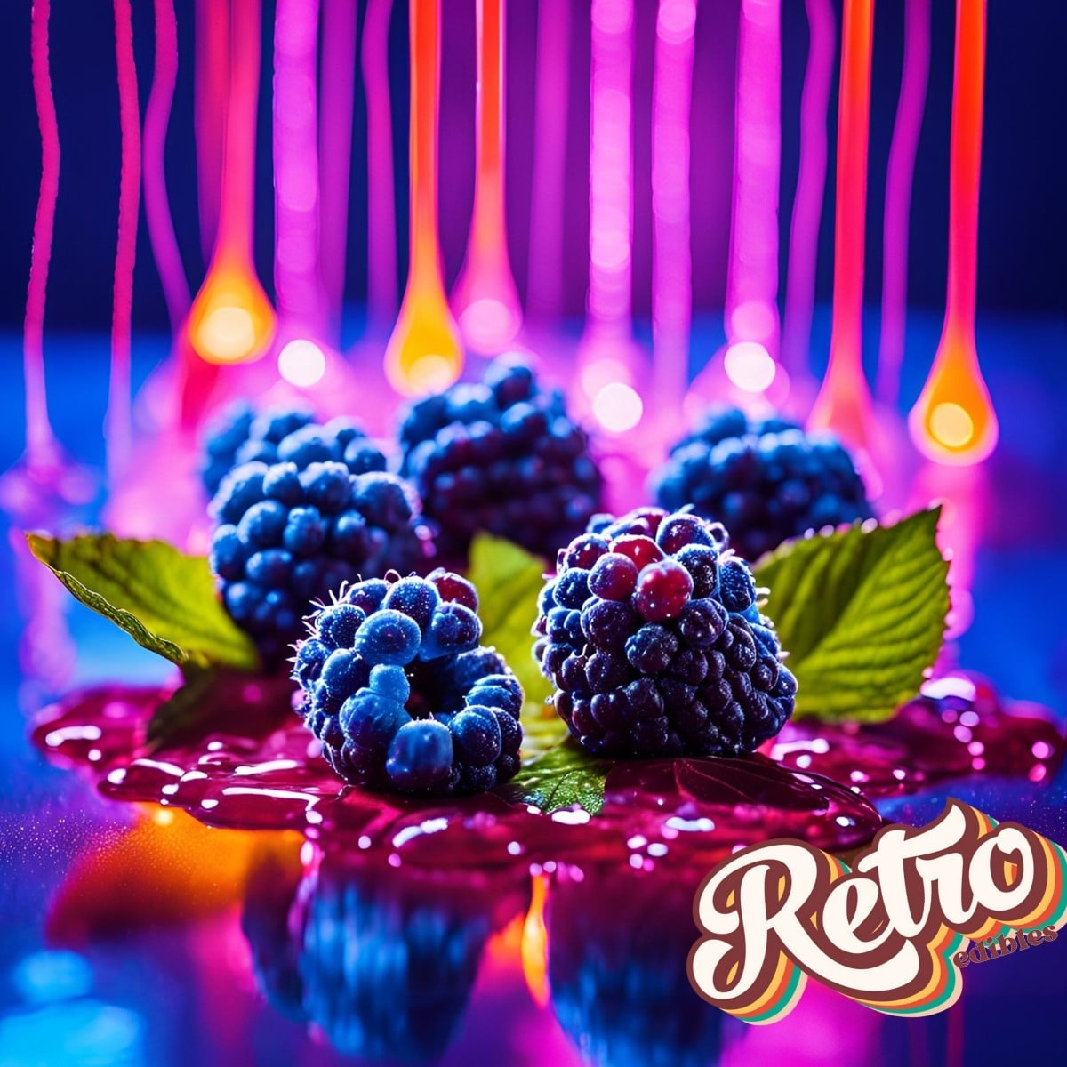 Retro Vibes Syrup - Fast Acting - Blue Razz - (2000mg)