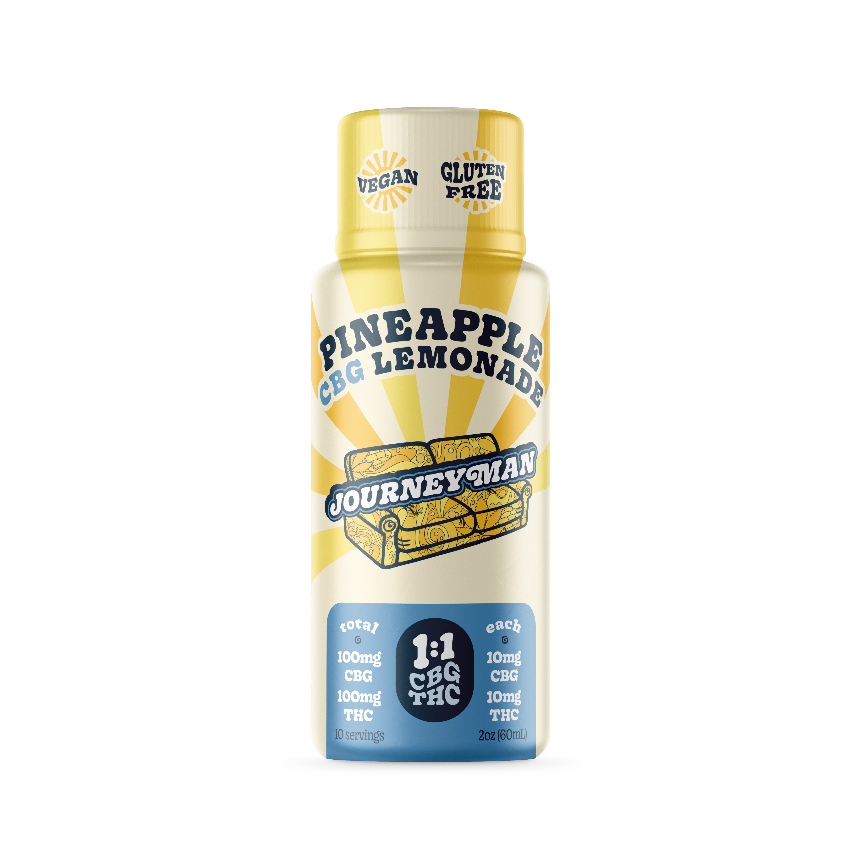 1:1 CBG Pineapple Lemonade []