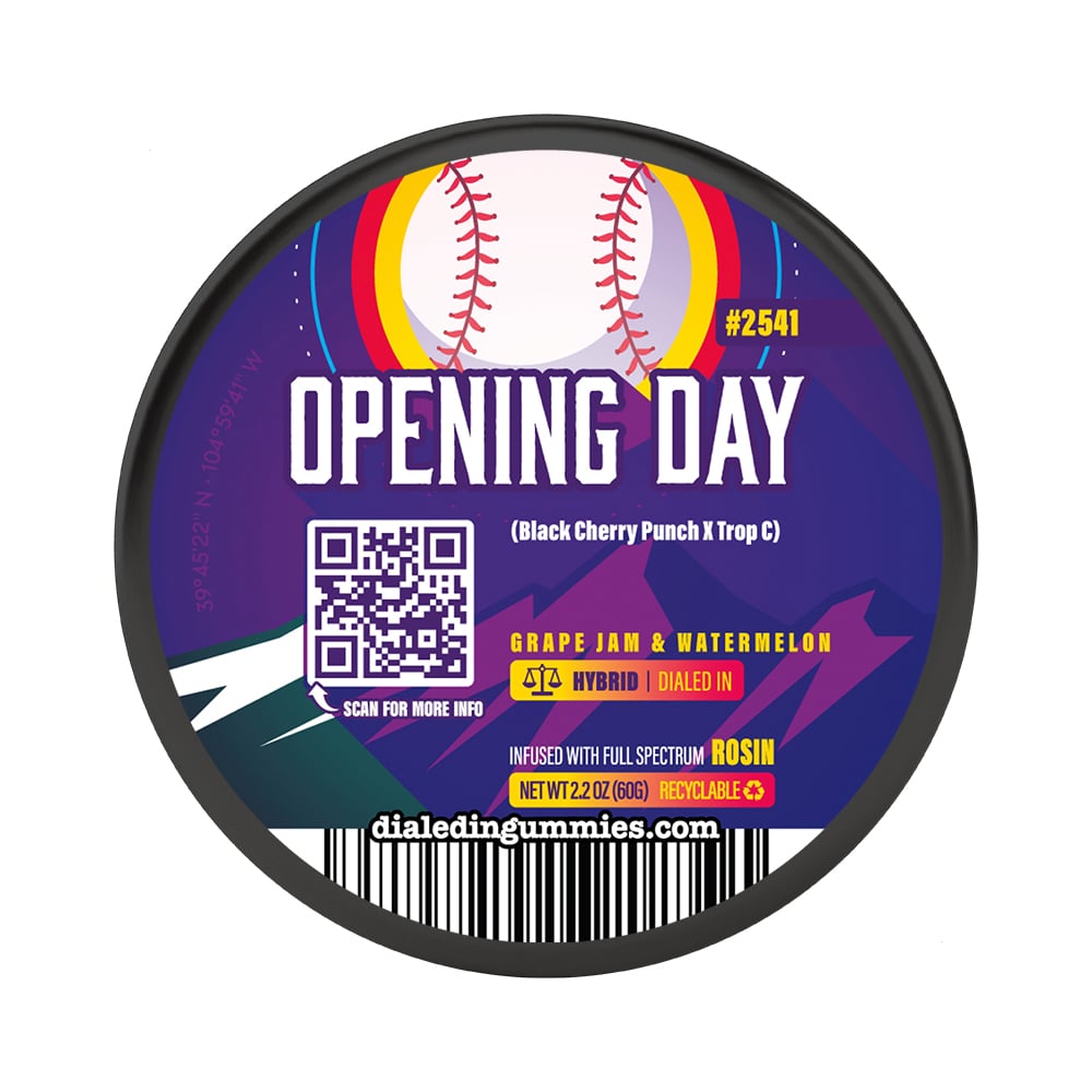 100mg - Opening Day #2541 - Rosin Gummies (10pk)