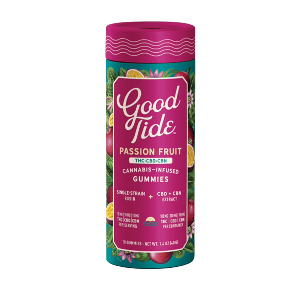 Passionfruit 1:1:1 CBD + CBN Single-Strain Rosin Gummies
