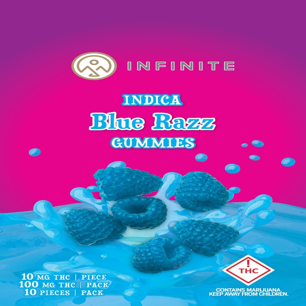 Shop Blue Razz [10pk] (100mg) | Ascend Cannabis