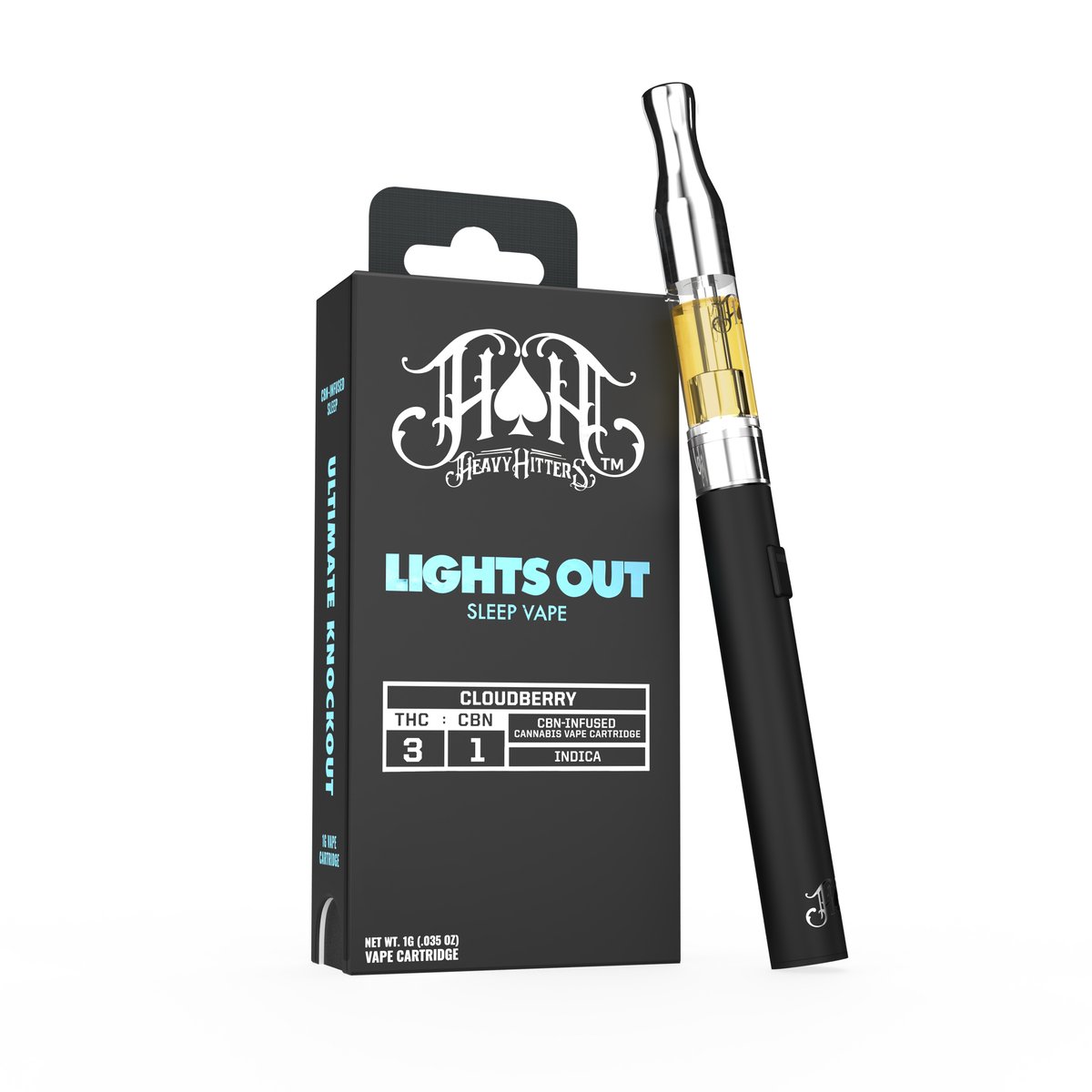 Cloudberry Lights Out | 1G CBN Sleep Vape Cartridge