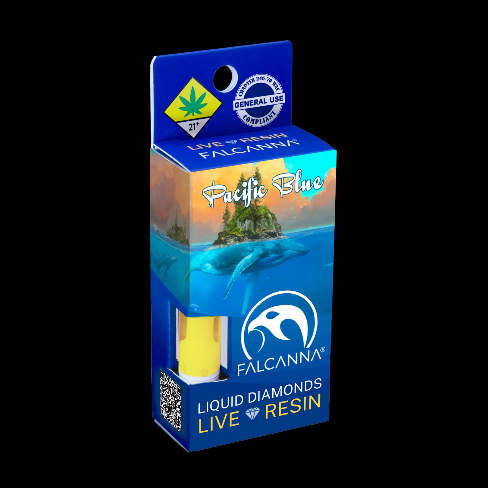Pacific Blue Live Resin Cartridge