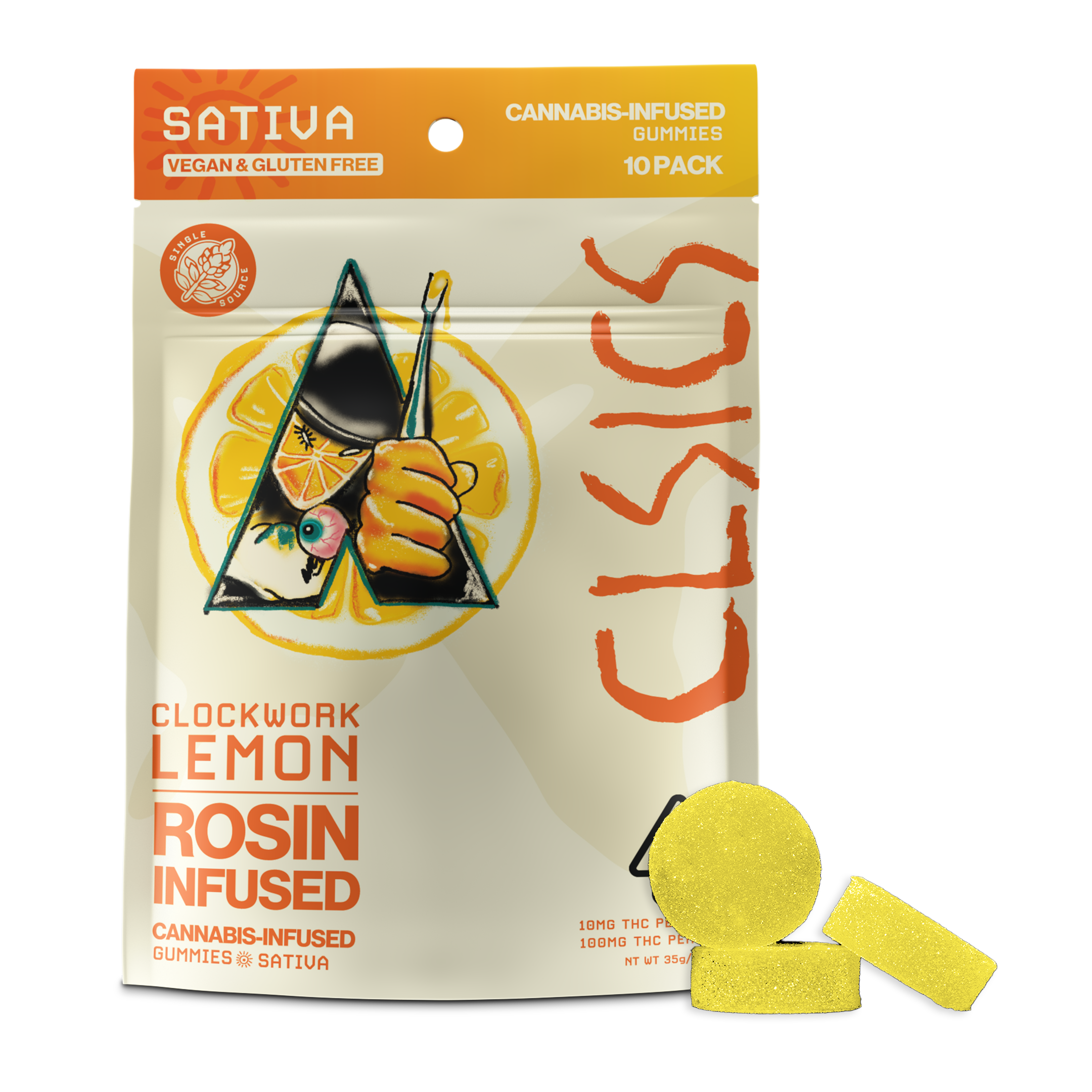 Clockwork Lemon [10pk] (100mg)