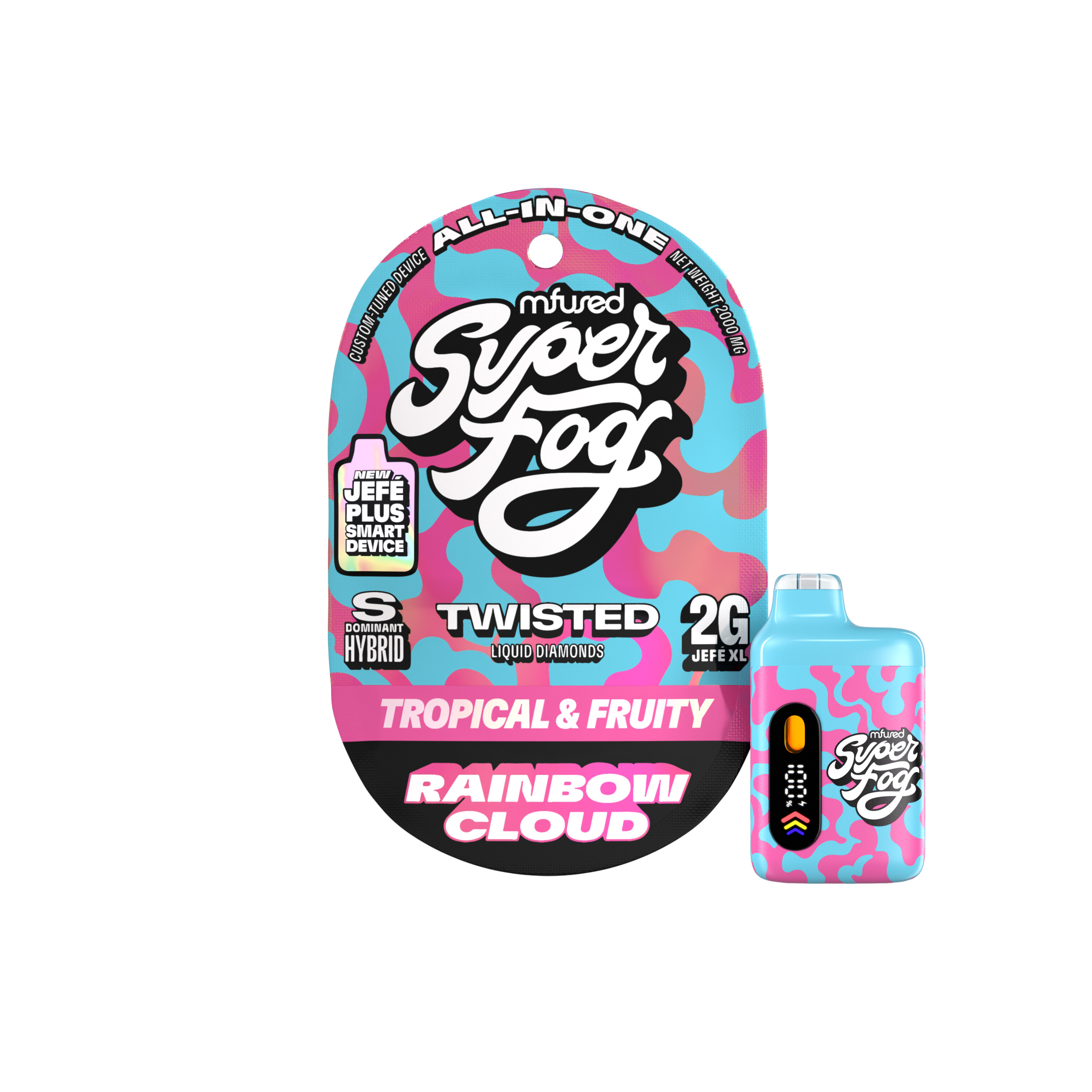 Peach Ringz [1000mg] - hybrid vape by Beezle Extracts