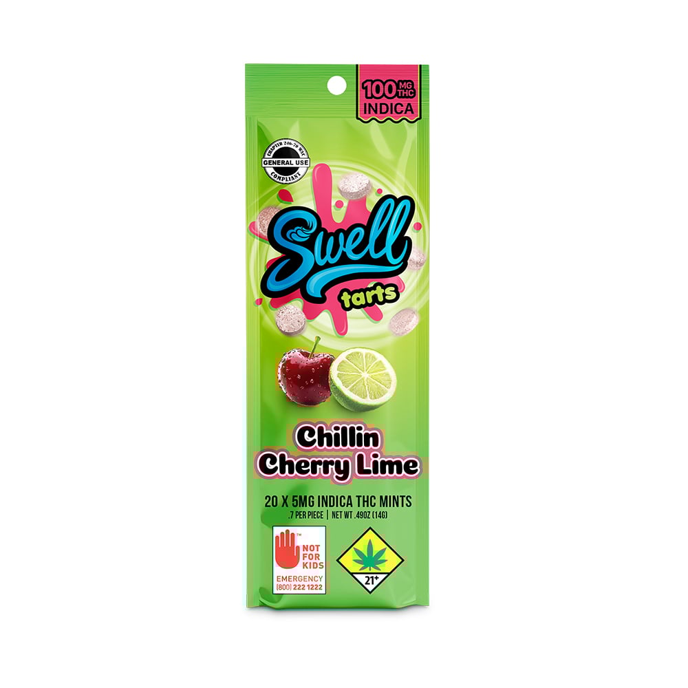 Cherry Lime Indica Tarts [20pk] (100mg)
