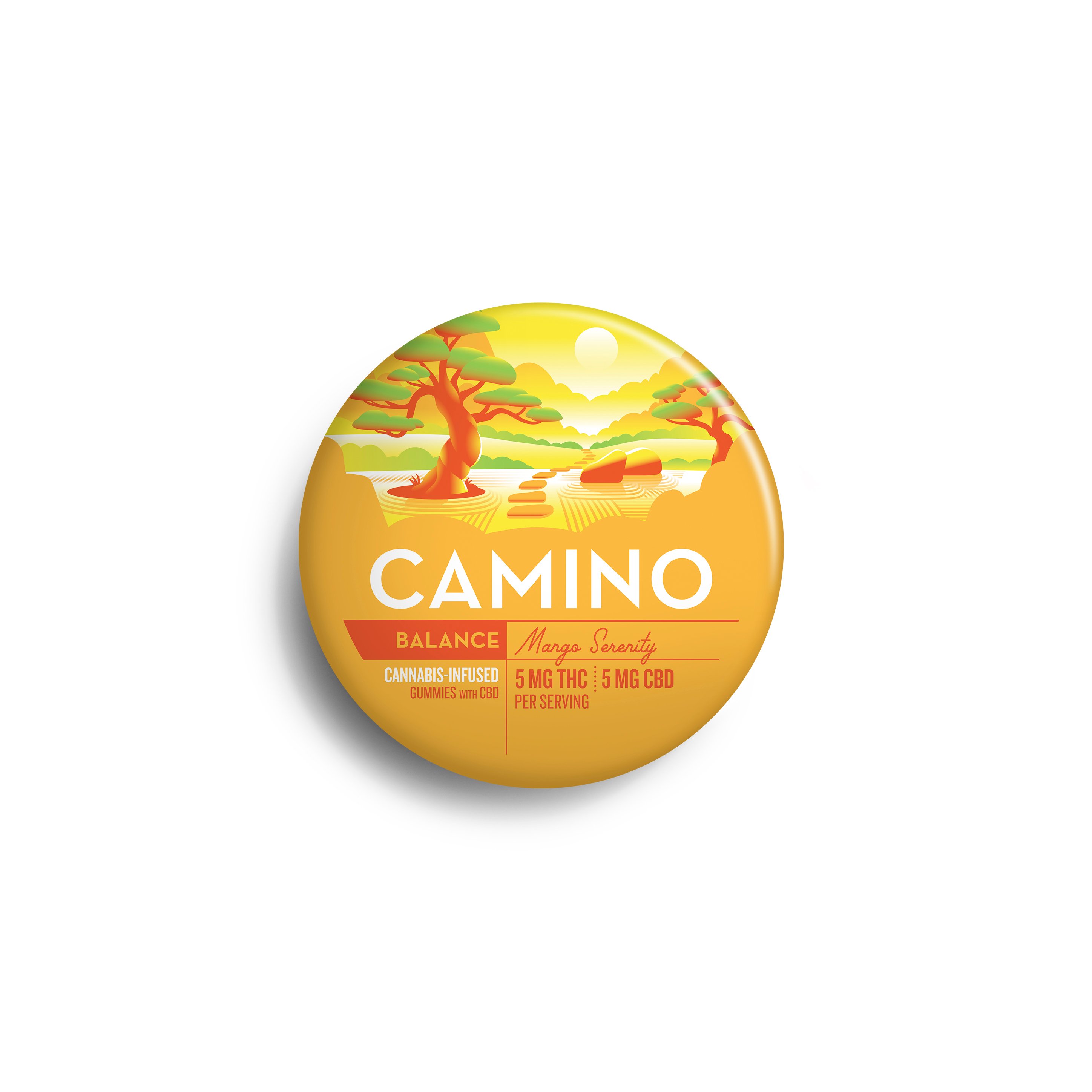 Camino - Mango (H) Gummies (4.5mg THC 4.85mg CBD 20pk) C0060000196