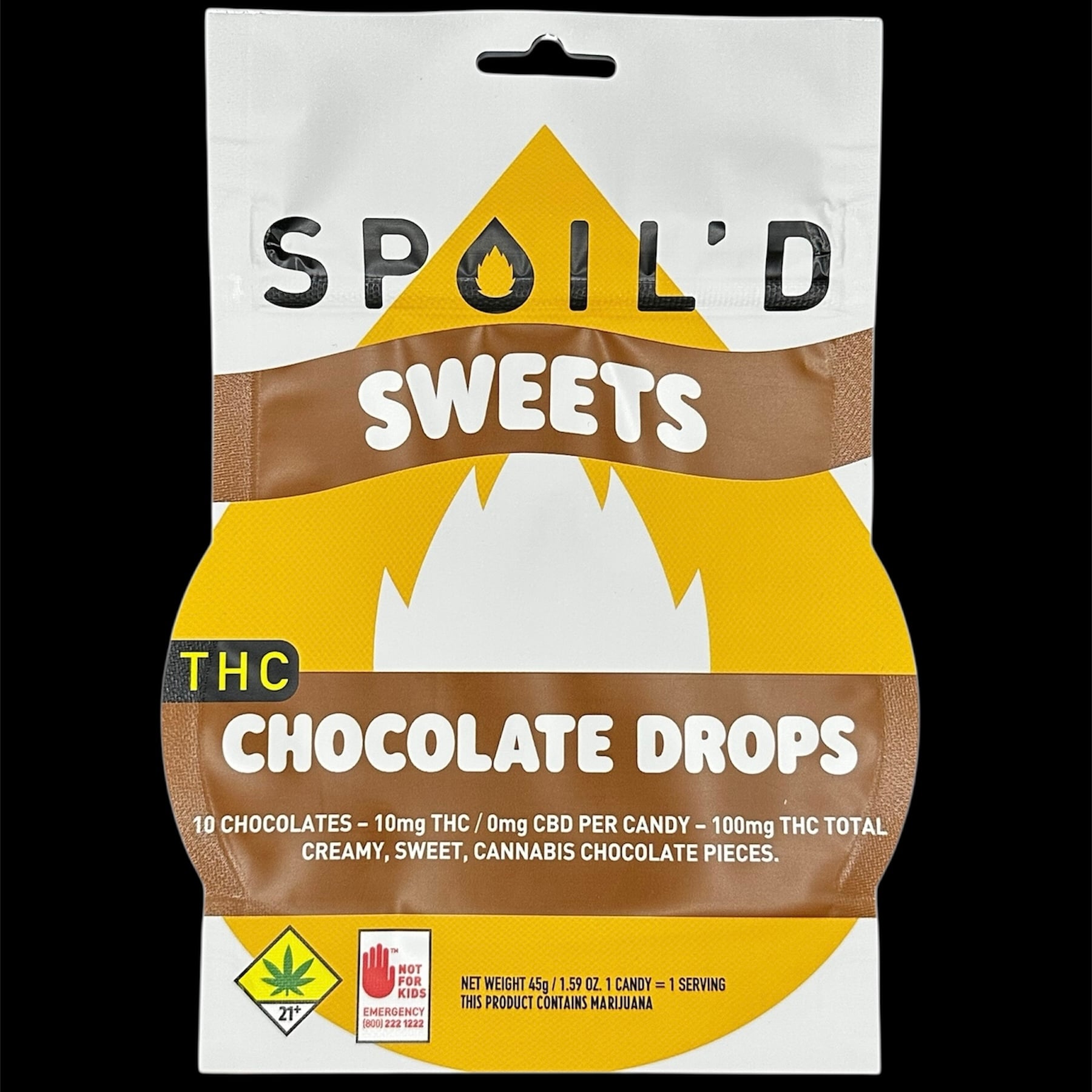 Milk Chocolate Drops [10pk] (100mg THC)