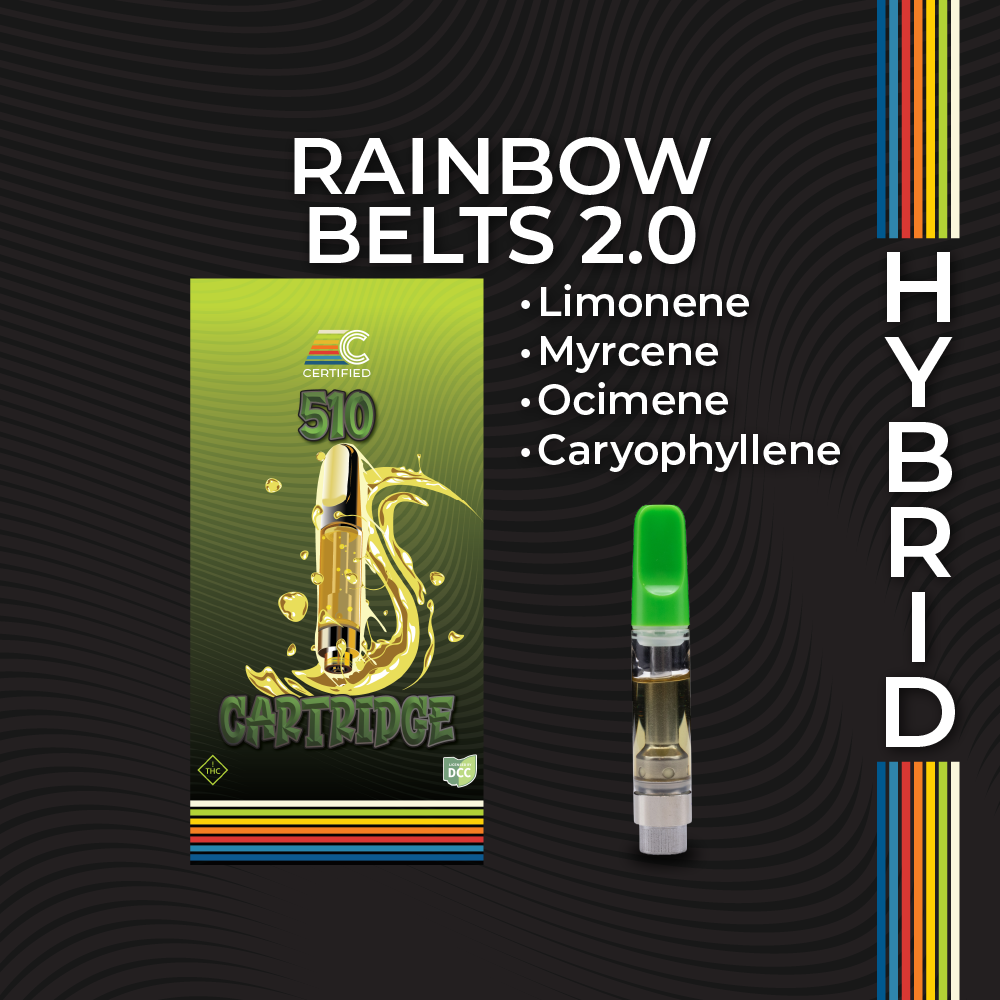 Shop Rainbow Belts 2.0 | Elevated Growth Dispensary Columbus, OH