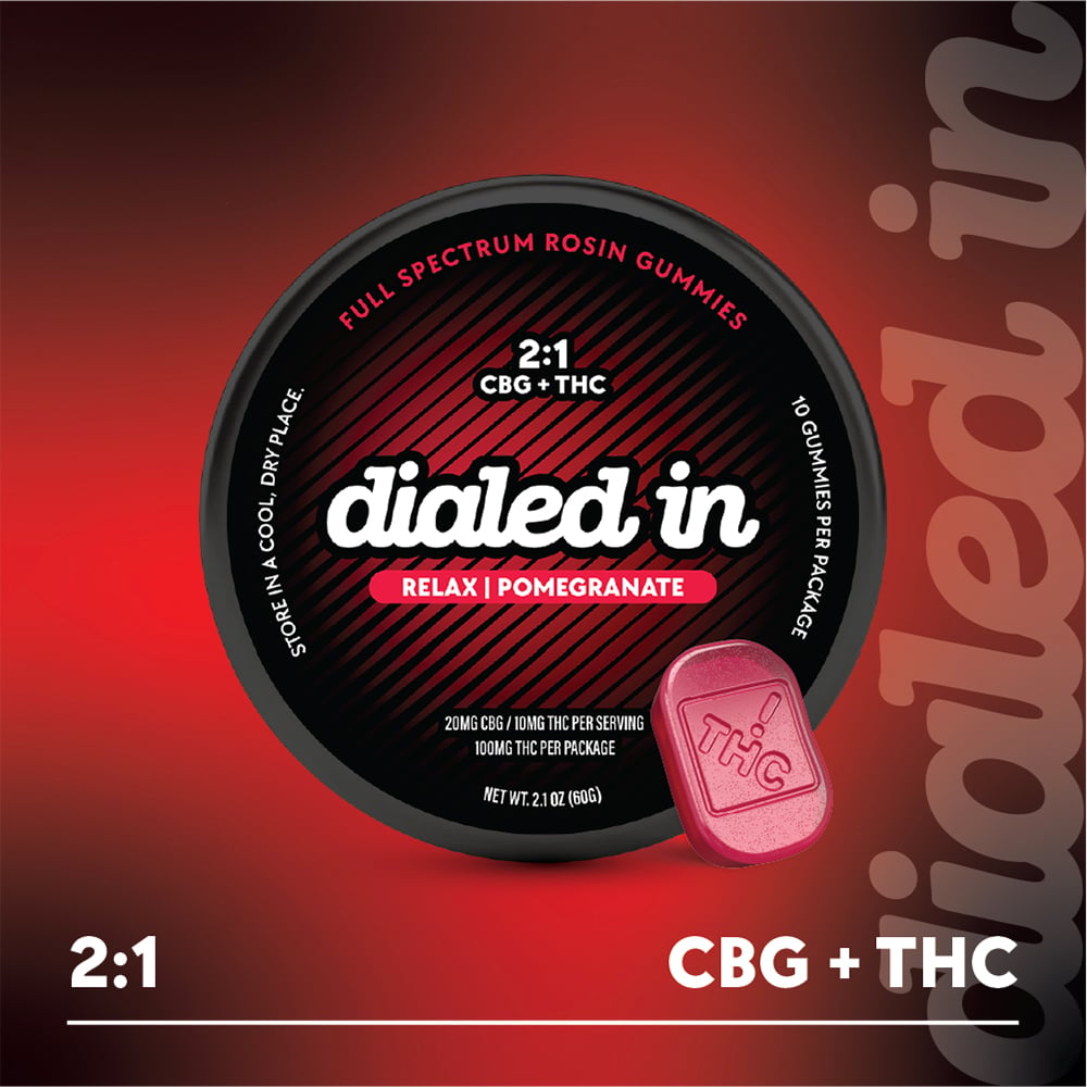 100mg - Pomegranate 2:1 - Rosin Gummies (10pk)