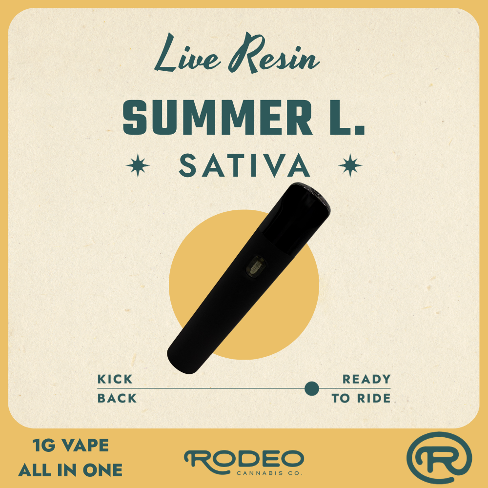 Rodeo Live Resin Summer L. (S) 1g Disposable Vape (C0070000573)