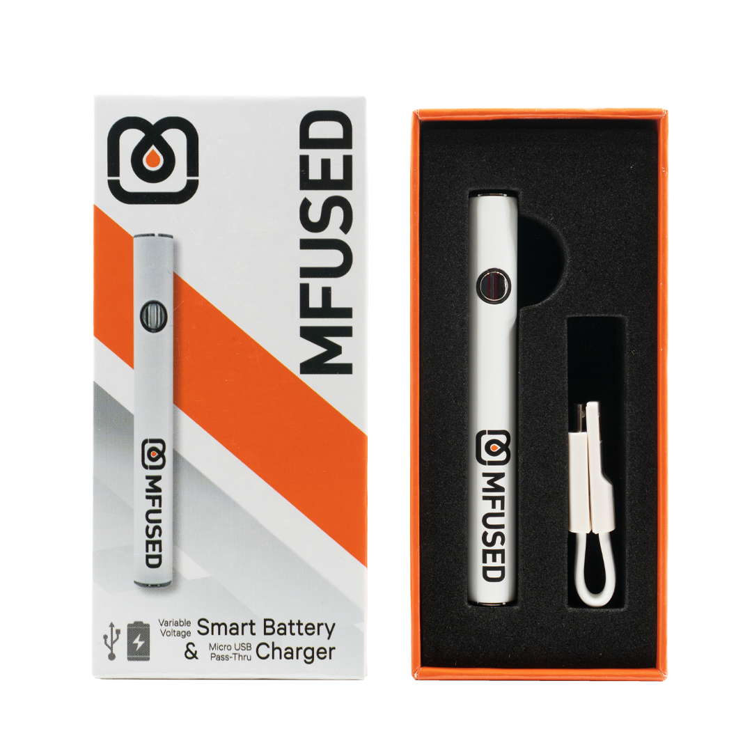 mfused vape battery Shop MFUSED Smart Battery - Black/Orange