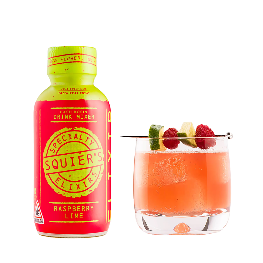 Raspberry Lime Hash Rosin Drink Mixer