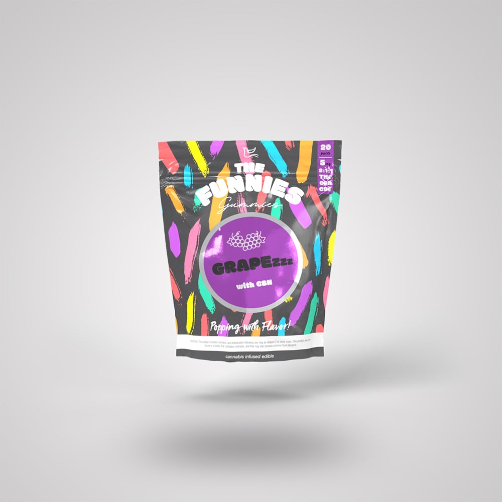 Shop 2:1:1 Grapezzz THC:CBN:CBG [20pk] (100mg) | The Happy