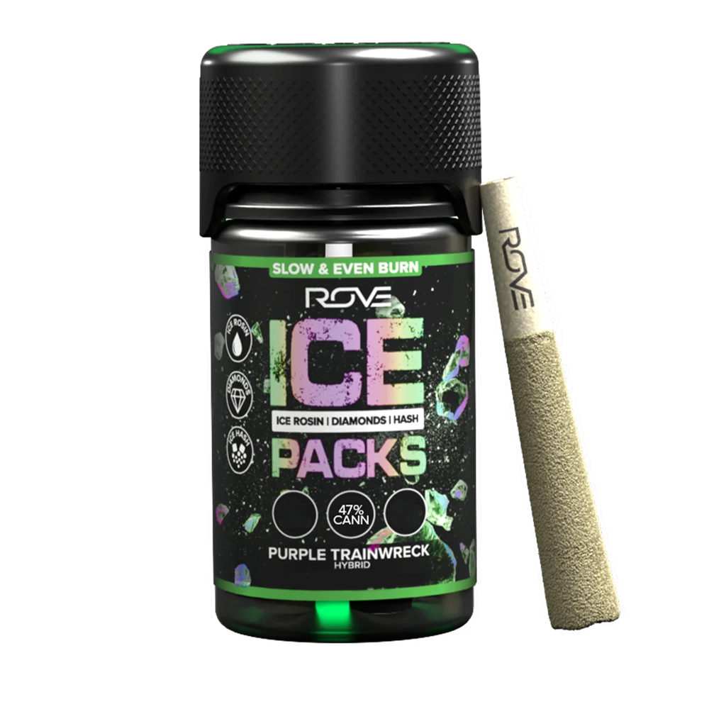 Purple Trainwreck- Infused Ice Packs (Rosin, Hash, and Diamonds) [6x 0.6g]