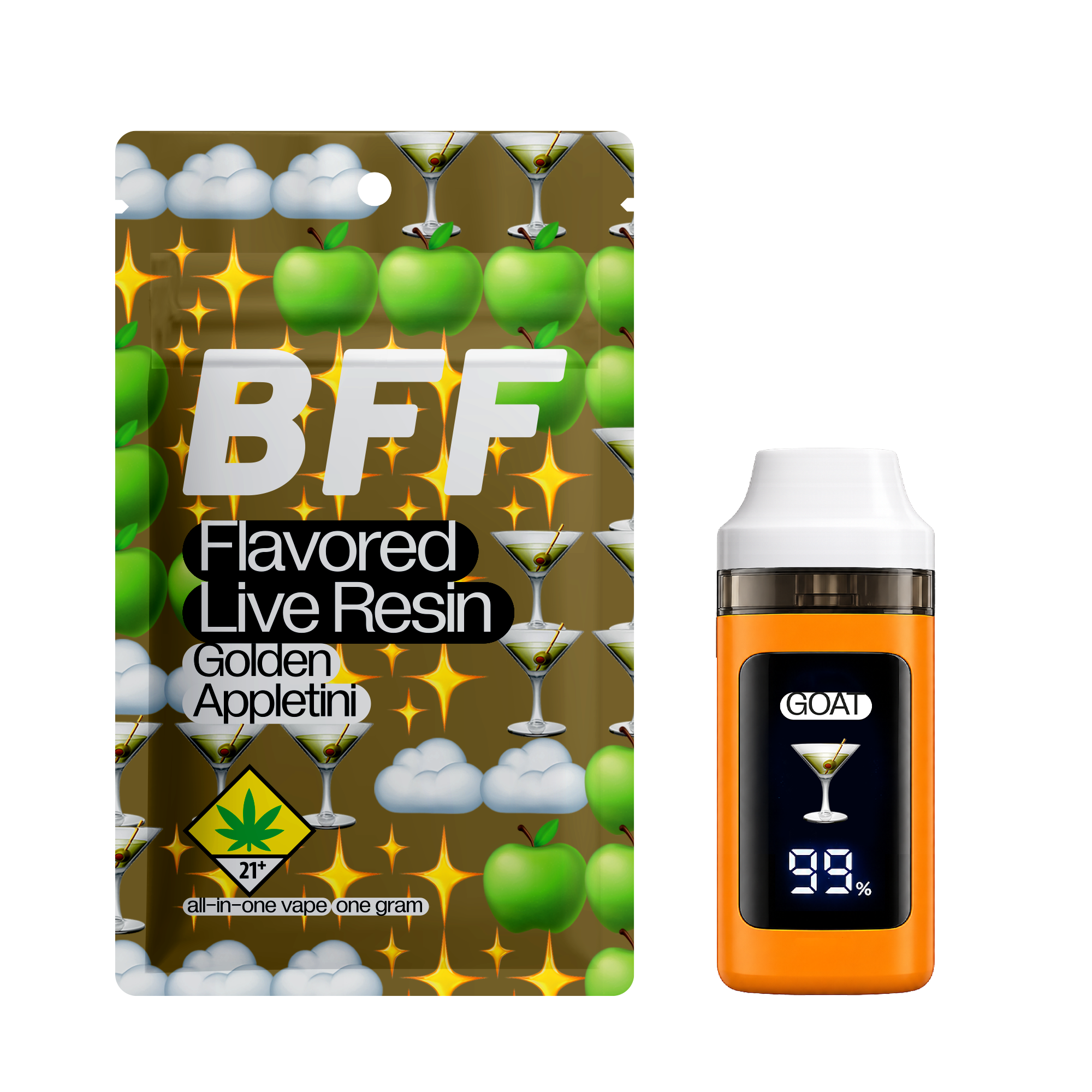 Golden Appletini (GOAT) [1000mg]