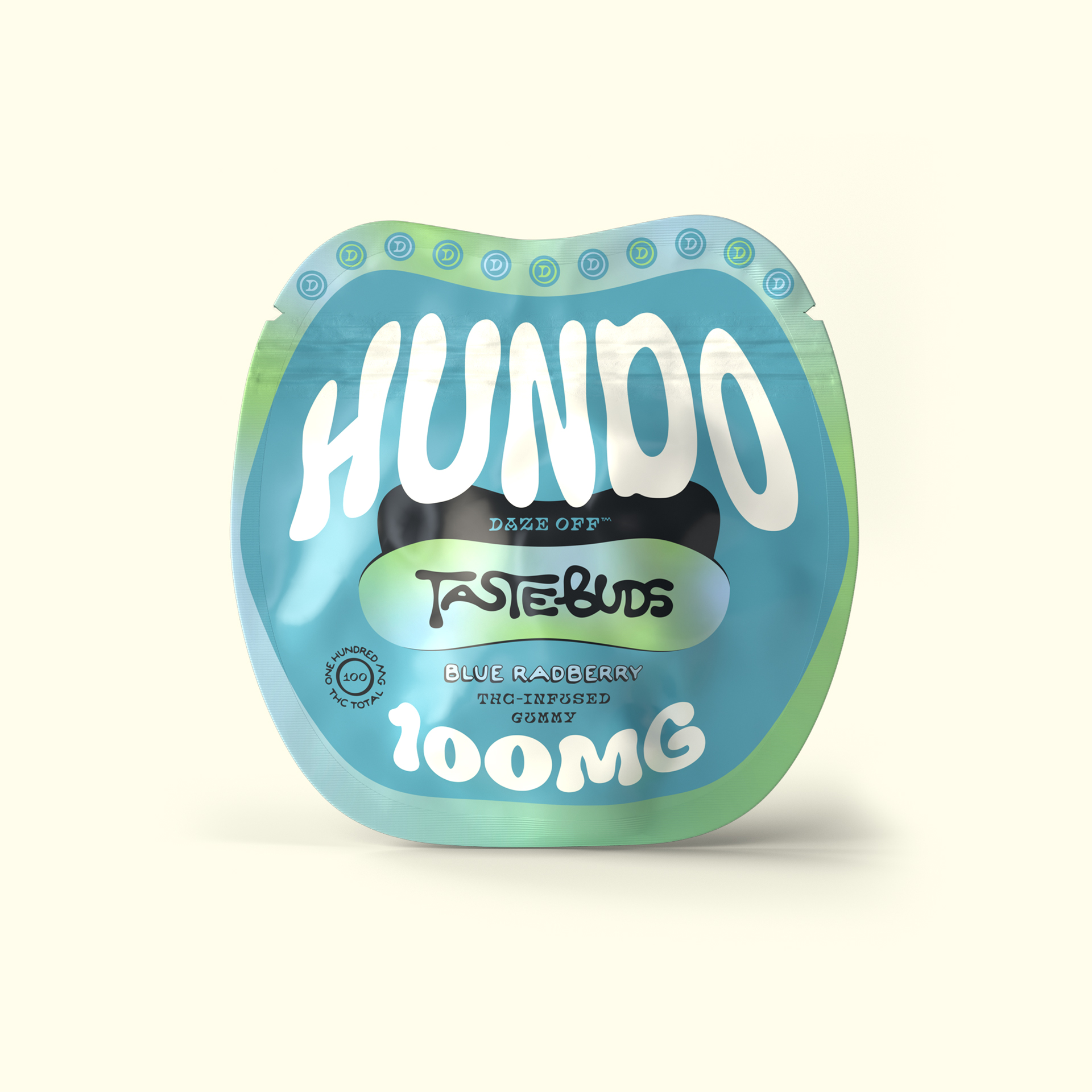 Blue Radberry Gummy Hundo [1pk] (100mg)