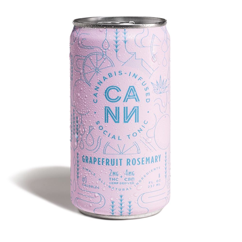 Cann - Hemp Derived Grapefruit Rosemary 12oz (3mg THC 6mg CBD)