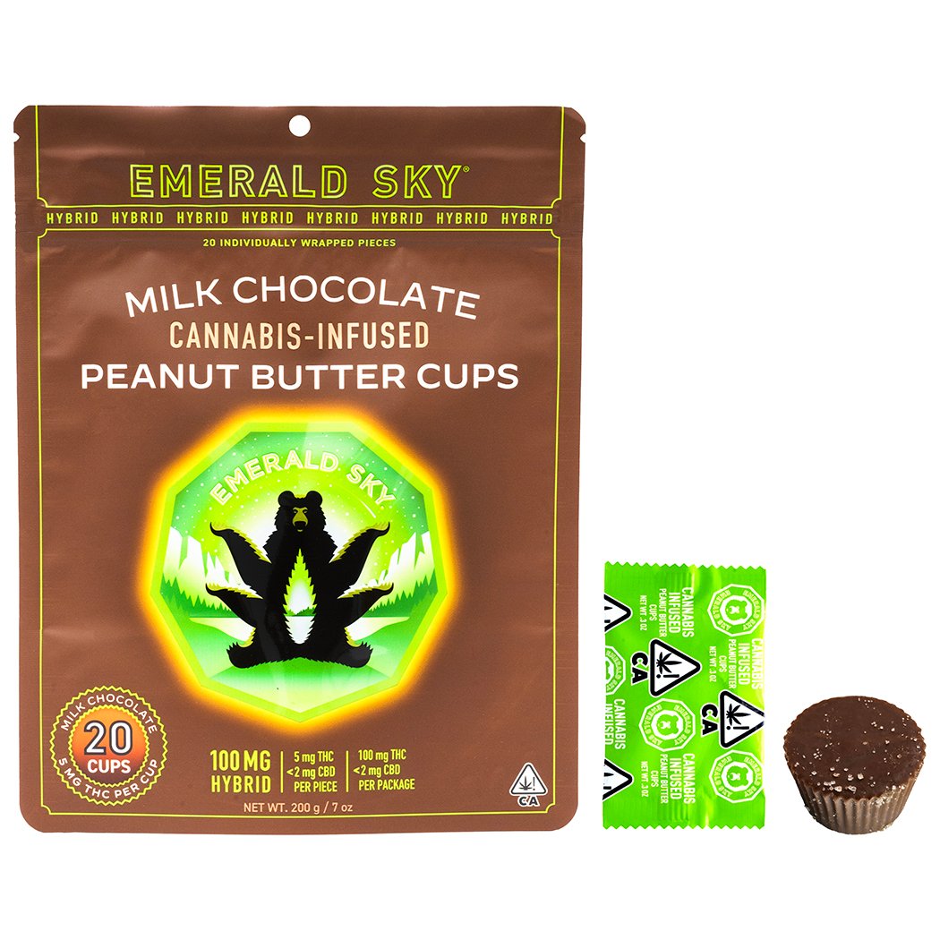 Peanut Butter Cups Milk Chocolate | 20pk/5mg - 100mg | Hybrid