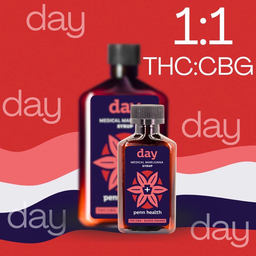 Mini Day 1:1 THC:CBG - Blood Orange [100ml] (100mg CBG/100mg THC)