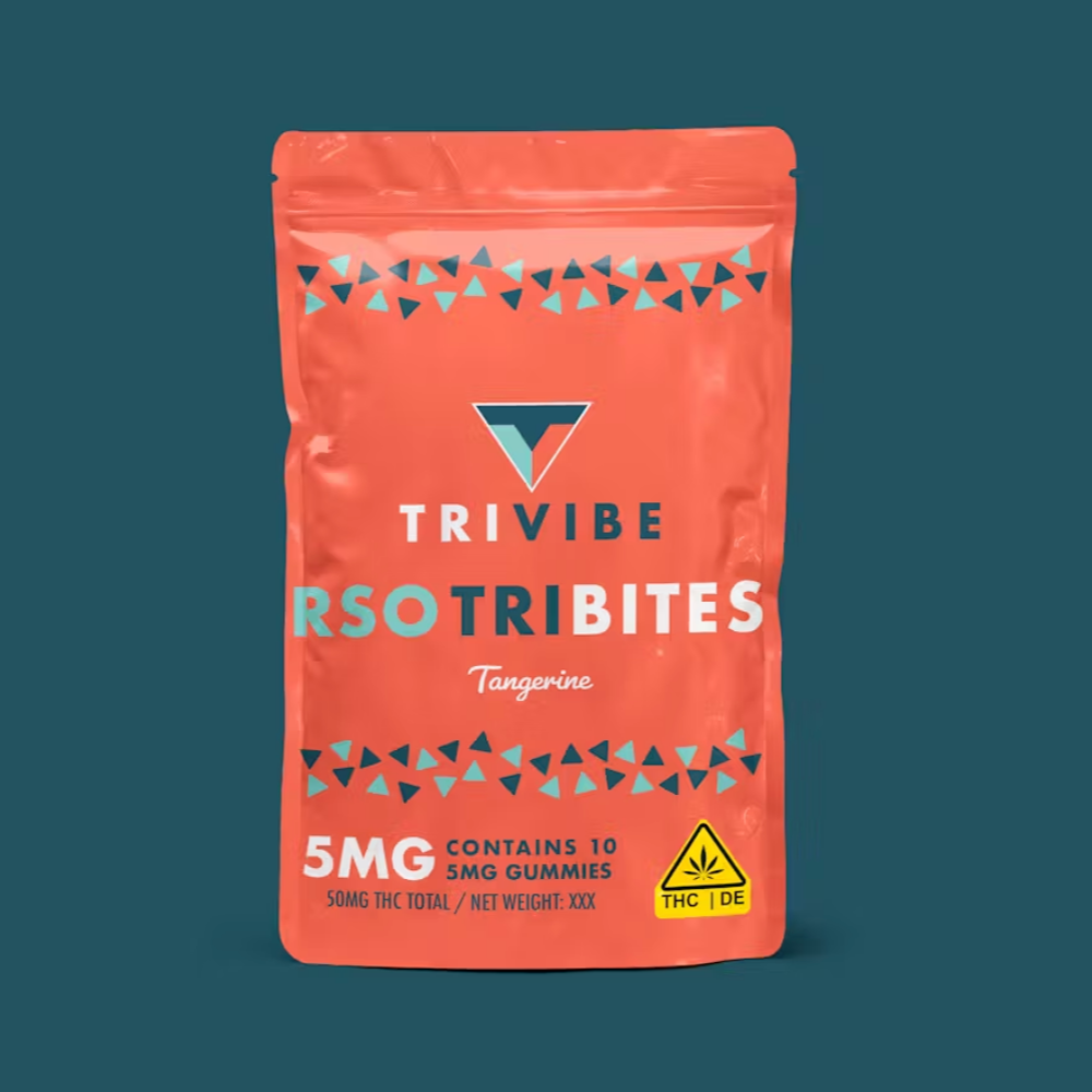 TriBites Tangerine RSO Gummies [10pk] (50mgTHC)