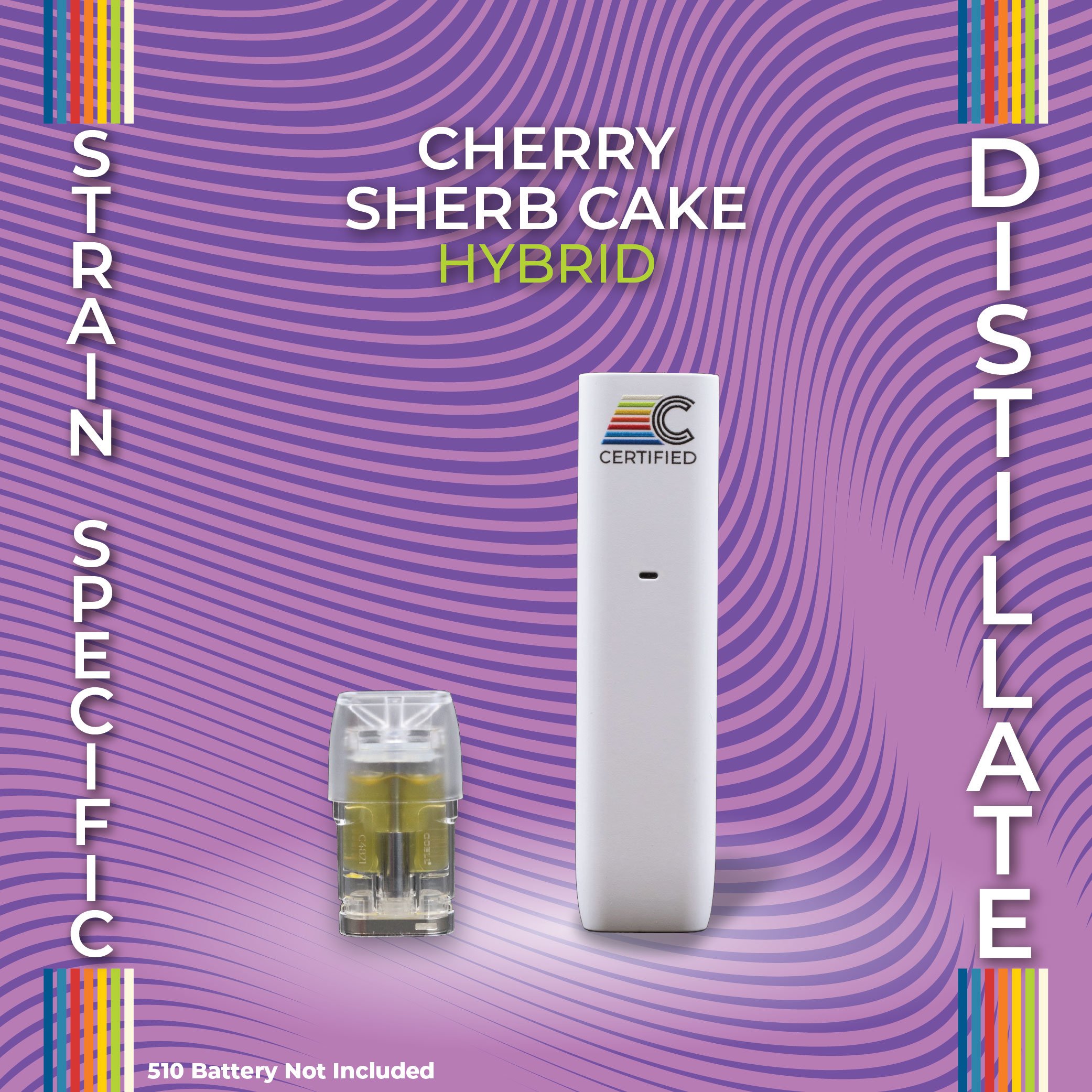 Cherry Sherb Cake [.84g] | CERTIFIED | Strain-Specific Luster Pod - Jane