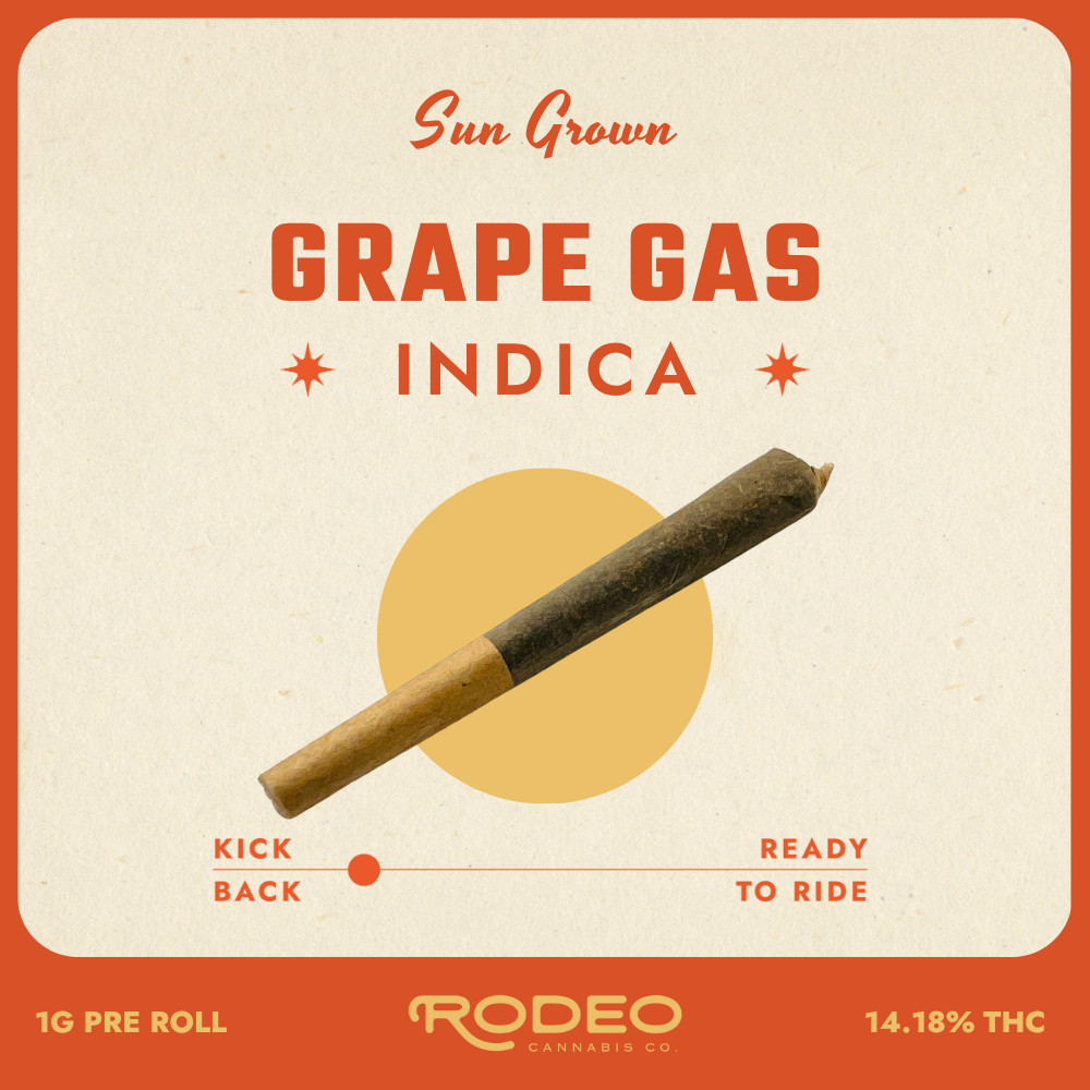 Sun Grown GrapeGas Preroll |14.19 | C0070000240 | "