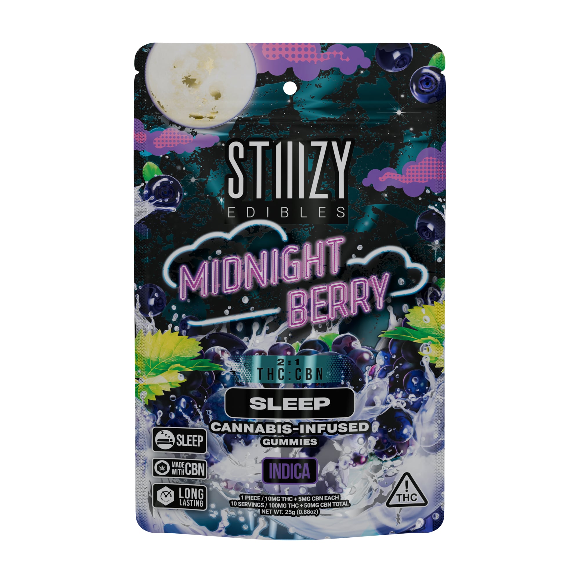 Midnight Berry 2:1 [10pk] (100mg THC/50mg CBN)