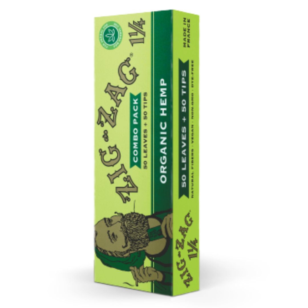 Organic Hemp Rolling Papers + Tips Combo Pack