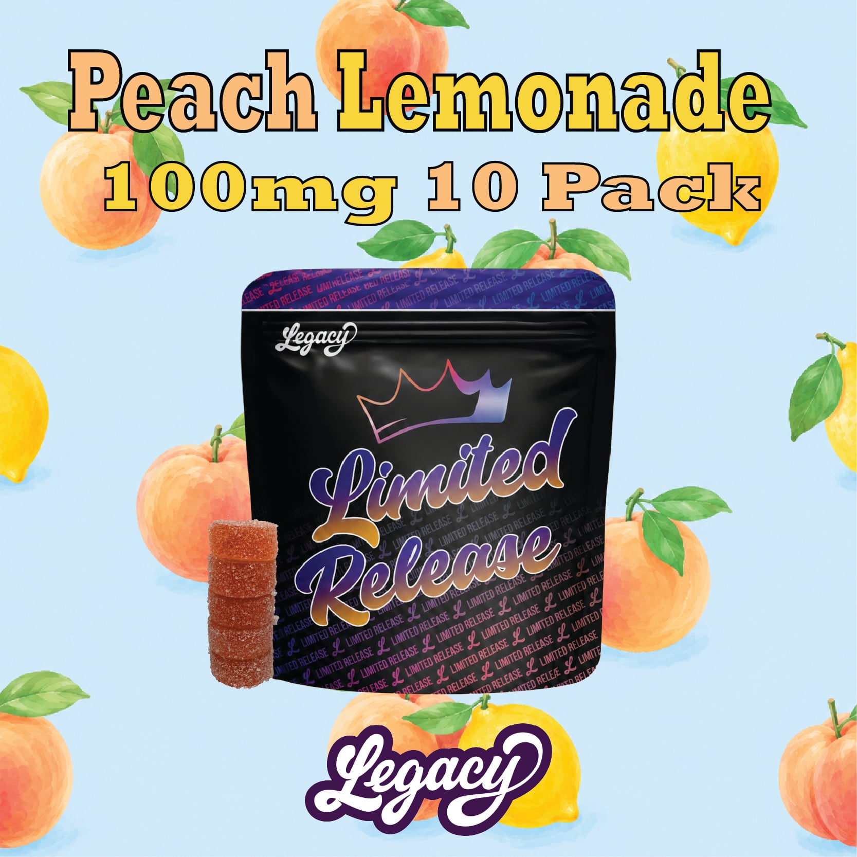 Peach Lemonade [10pk] (100mg)