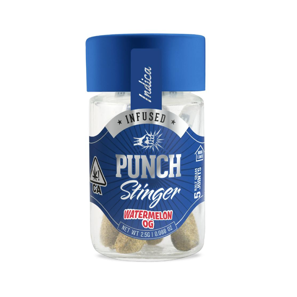 PUNCH - WATERMELON OG - INFUSED PREROLL - INDICA - (5PK) - [2.5G]