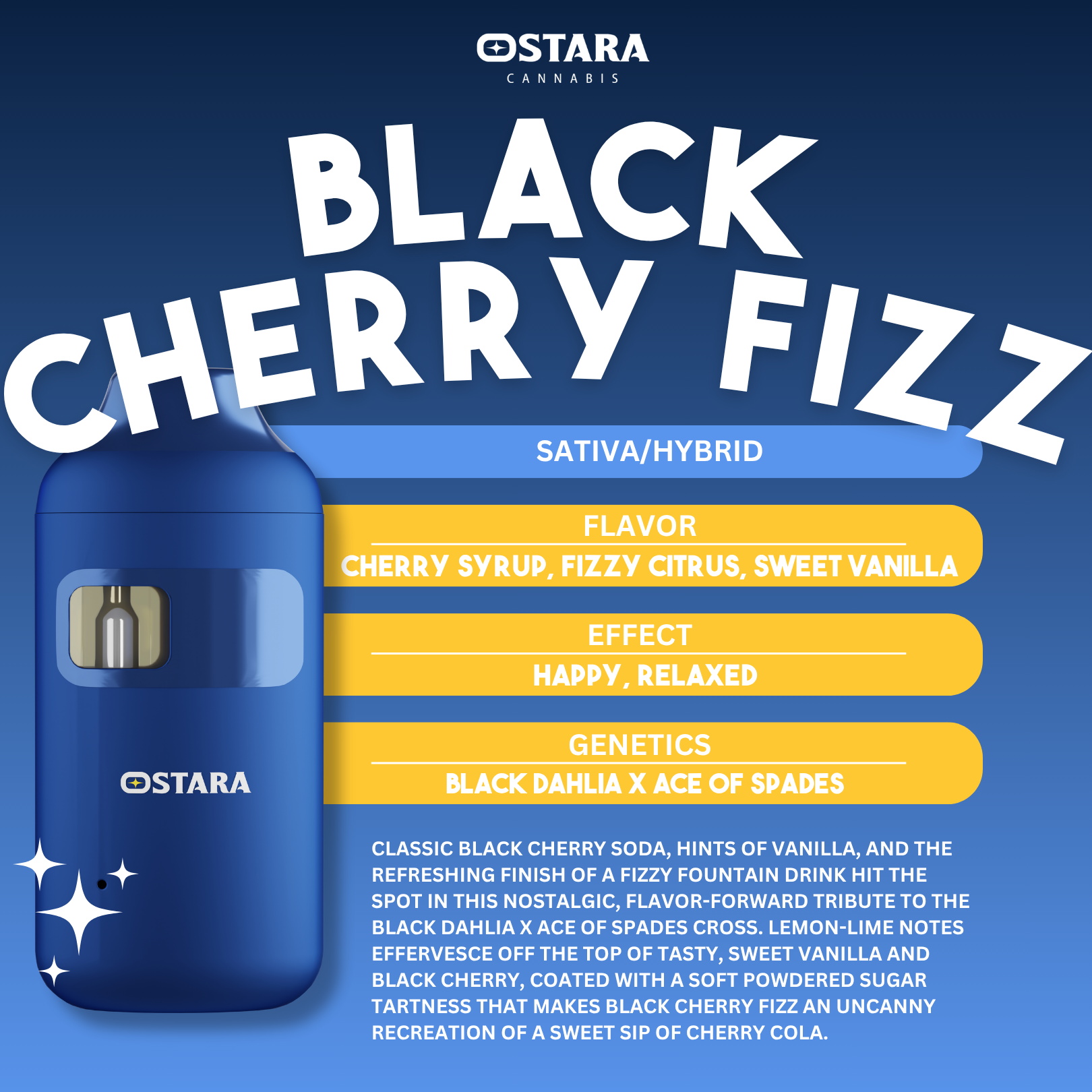 ostara disposable vape Shop Black Cherry Fizz [1000mg]